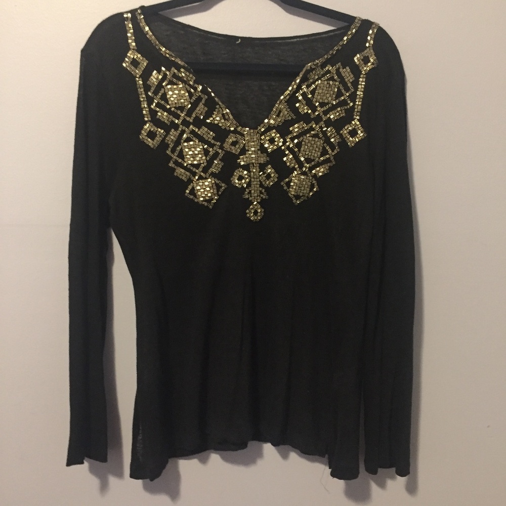 Summer top with beautiful bead work